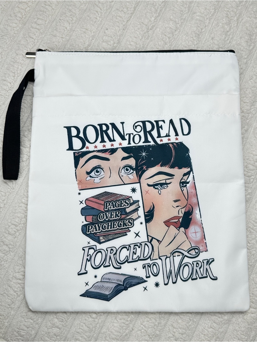 2/$20 Cute Book Sleeve Bag Pouch
